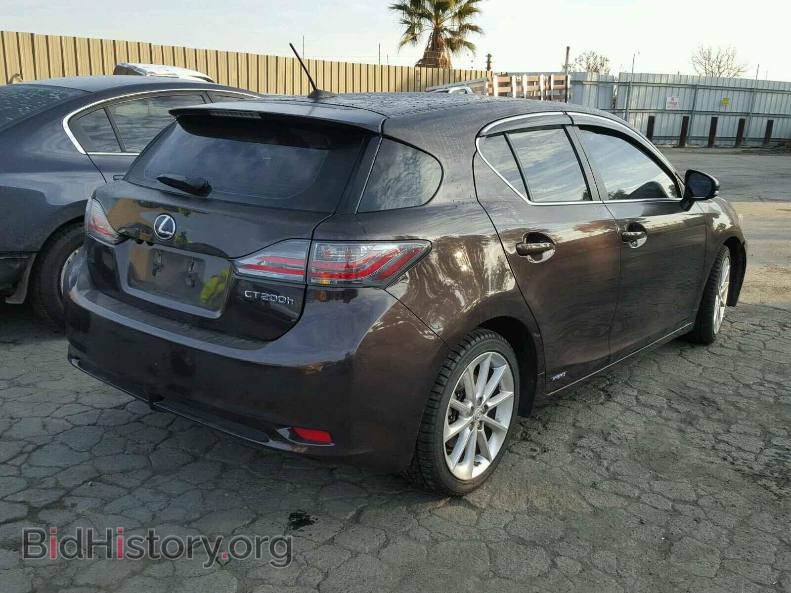 2011 LEXUS CT 200 - VIN: JTHKD5BH3B2005518 - Фото 4