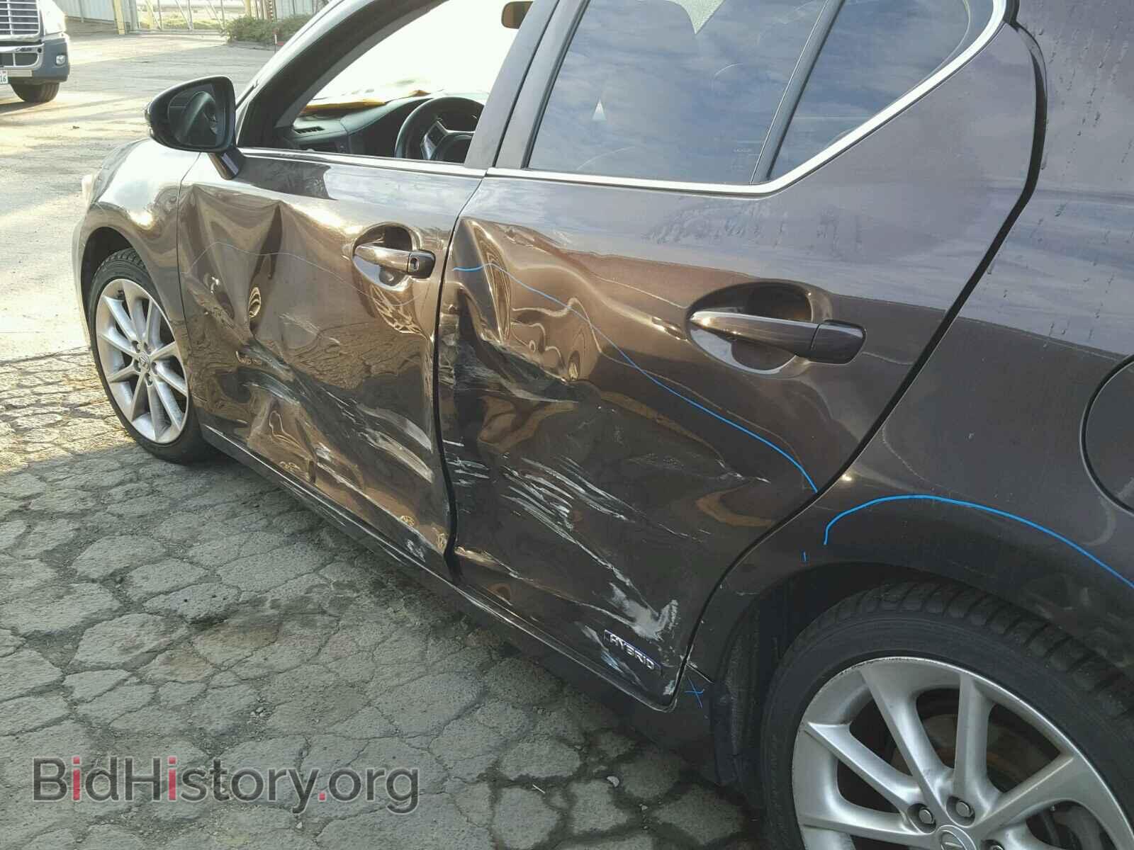 2011 LEXUS CT 200 - VIN: JTHKD5BH3B2005518 - Фото 9