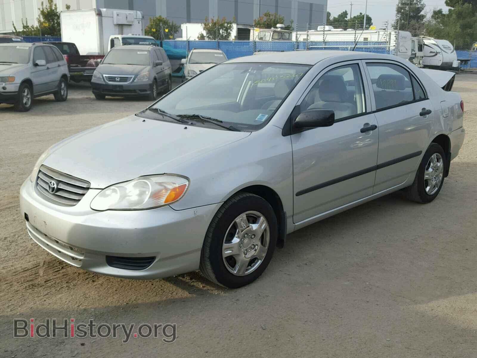 2003 TOYOTA COROLLA - VIN: 2T1BR32E23C766461 - Photo 2
