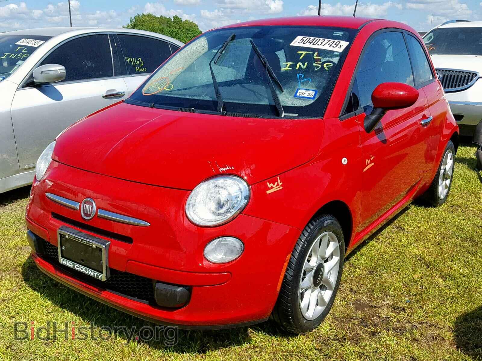 2017 FIAT 500 - VIN: 3C3CFFKR2HT654317 - Фото 2