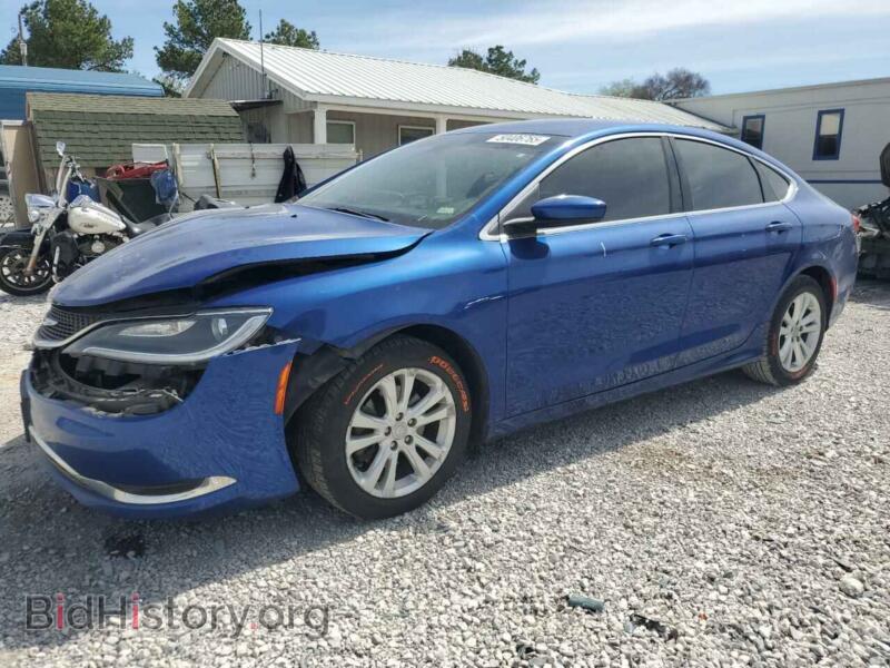 2016 Chrysler 200 Limited (VIN 1C3CCCAB0GN125264) — photo 1 of 14, Copart, damage: front end