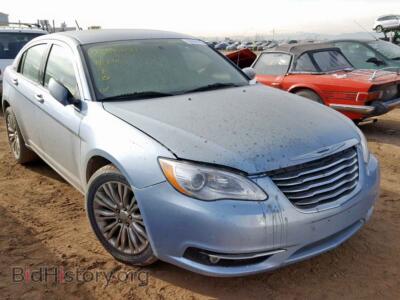 2012 Chrysler 200 200 Limite, blue — VIN 1C3CCBCB2CN263227, Copart