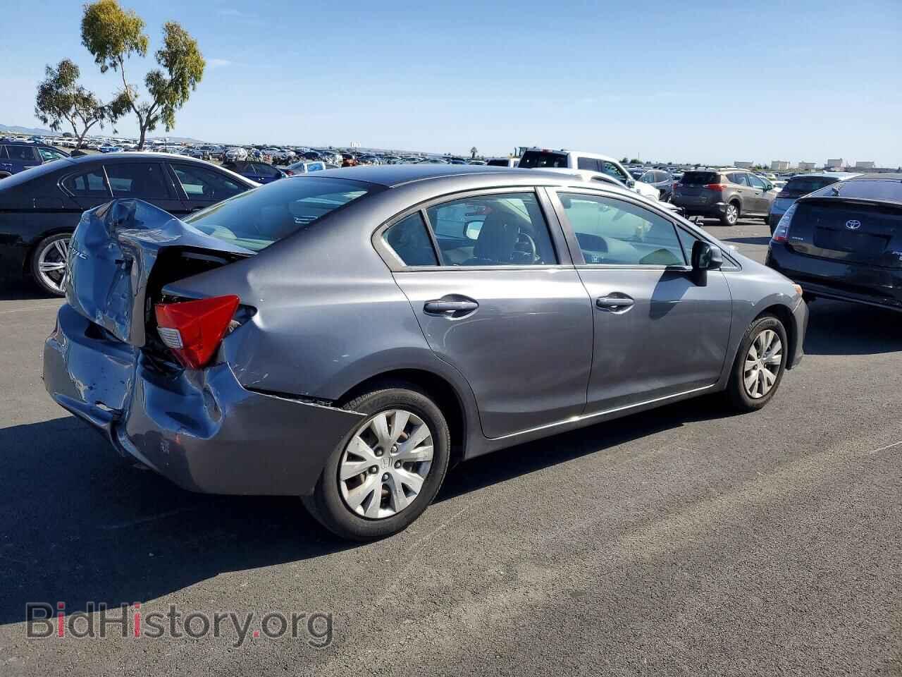 2012 HONDA CIVIC - VIN: 19XFB2F51CE387219 - Фото 3