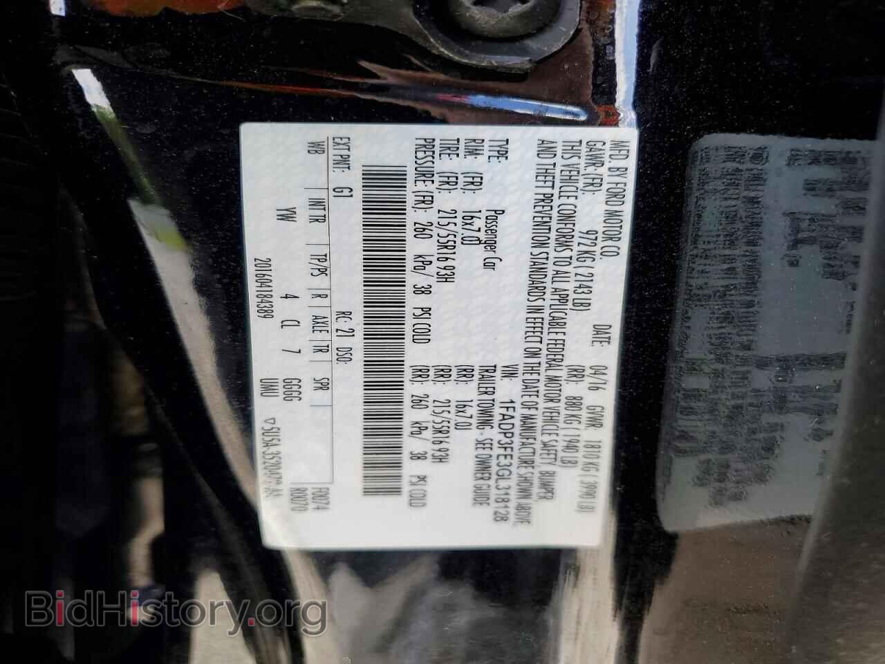 2016 FORD FOCUS - VIN: 1FADP3FE3GL318128 - Photo 12