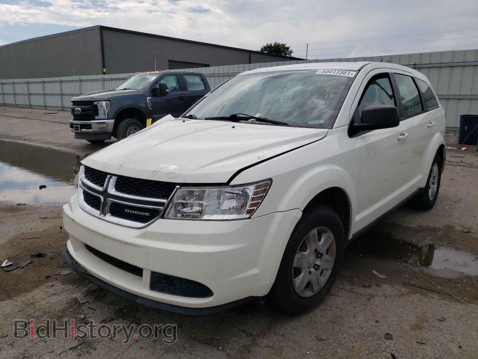 2012 DODGE JOURNEY - VIN: 3C4PDCAB7CT205228 - Фото 2
