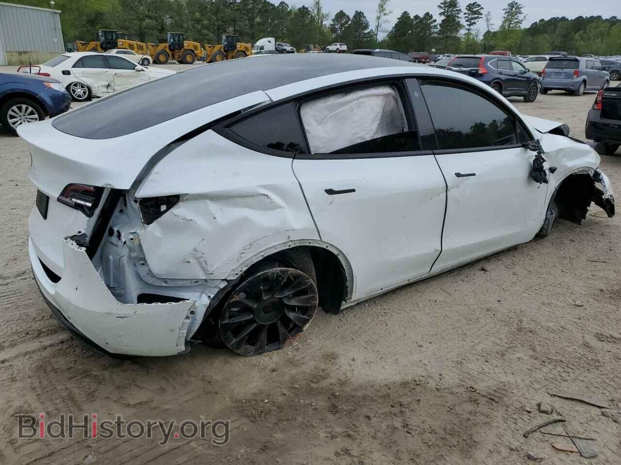 2021 TESLA MODEL Y - VIN: 5YJYGDED1MF109091 - Фото 3