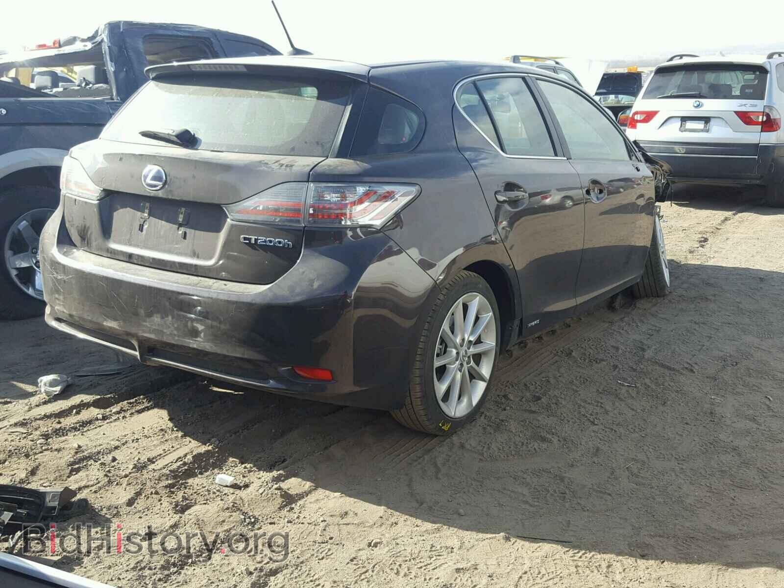 2012 LEXUS CT 200 - VIN: JTHKD5BH0C2094367 - Фото 4