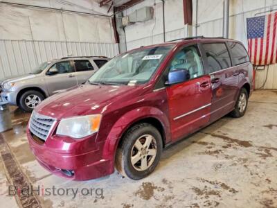 2008 Chrysler MINIVAN Touring, burgundy — VIN 2A8HR54P98R720095, Copart