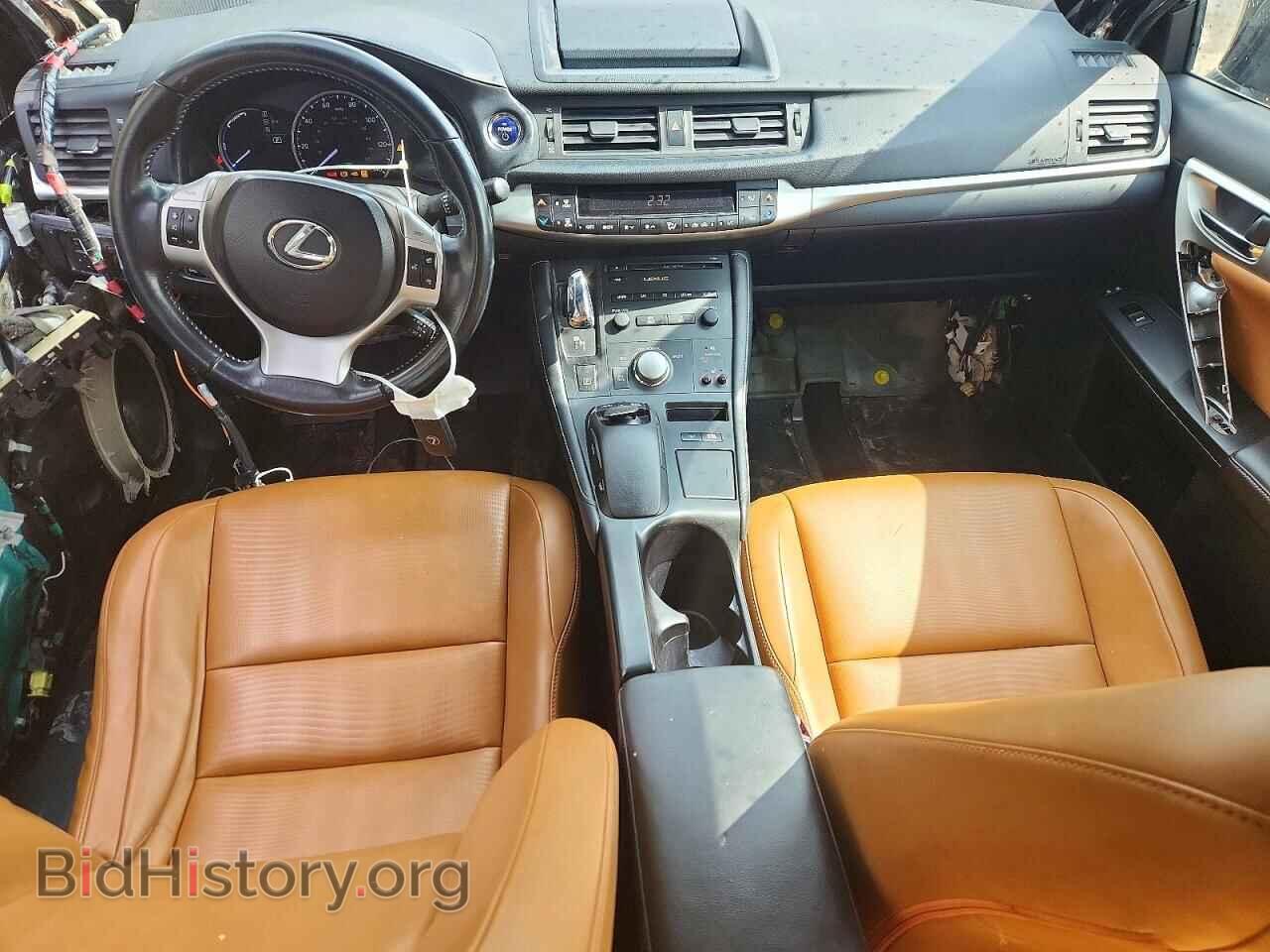 2012 LEXUS CT 200 - VIN: JTHKD5BH6C2106148 - Фото 8