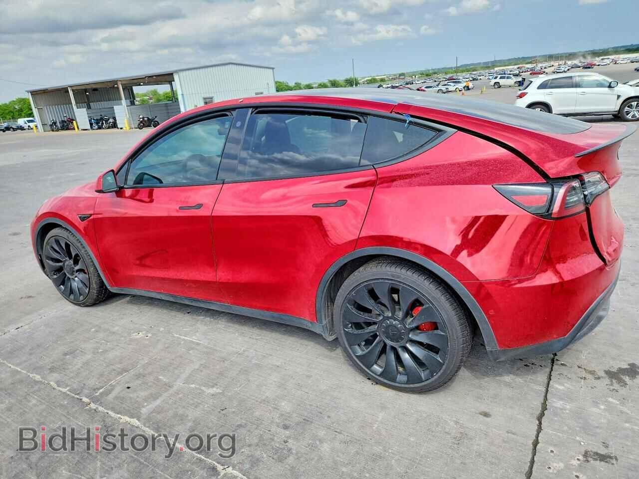 2022 TESLA MODEL Y - VIN: 7SAYGDEF0NF494472 - Фото 2