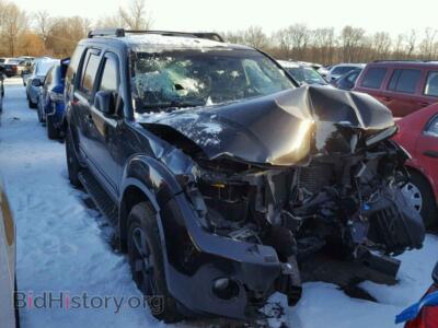 2008 Nissan PATHFINDER, черный — VIN 5N1AR18B98C649839, Copart