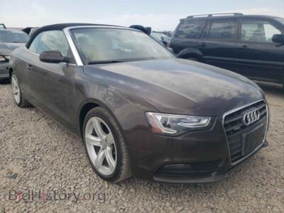 2014 Audi A5 A5 PREMIUM, brown — VIN WAULFAFH7EN007016, Copart