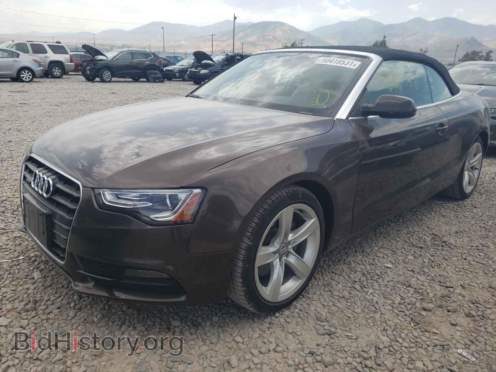 2014 AUDI A5 - VIN: WAULFAFH7EN007016 - Фото 2