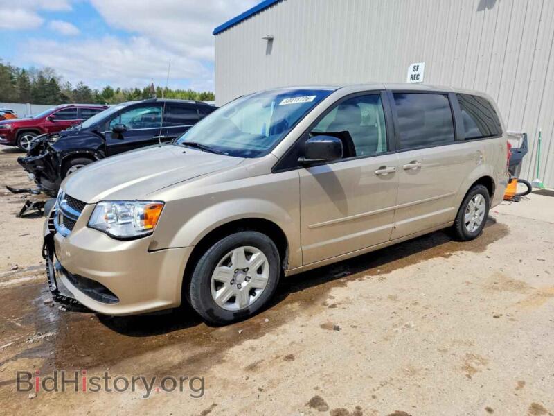 2012 Dodge CARAVAN SE (VIN 2C4RDGBG7CR408729) — photo 1 of 15, Copart, damage: front end