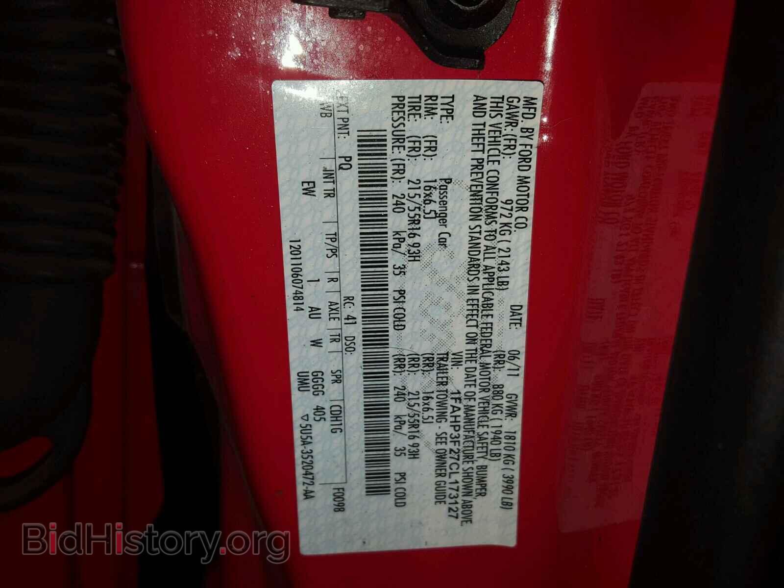 2012 FORD FOCUS - VIN: 1FAHP3F27CL173127 - Photo 10