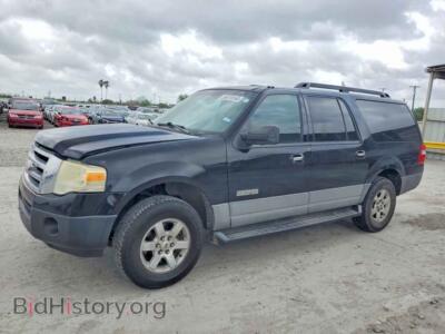 2007 Ford EXPEDITION EL XLT, black — VIN 1FMFK15507LA59066, Copart