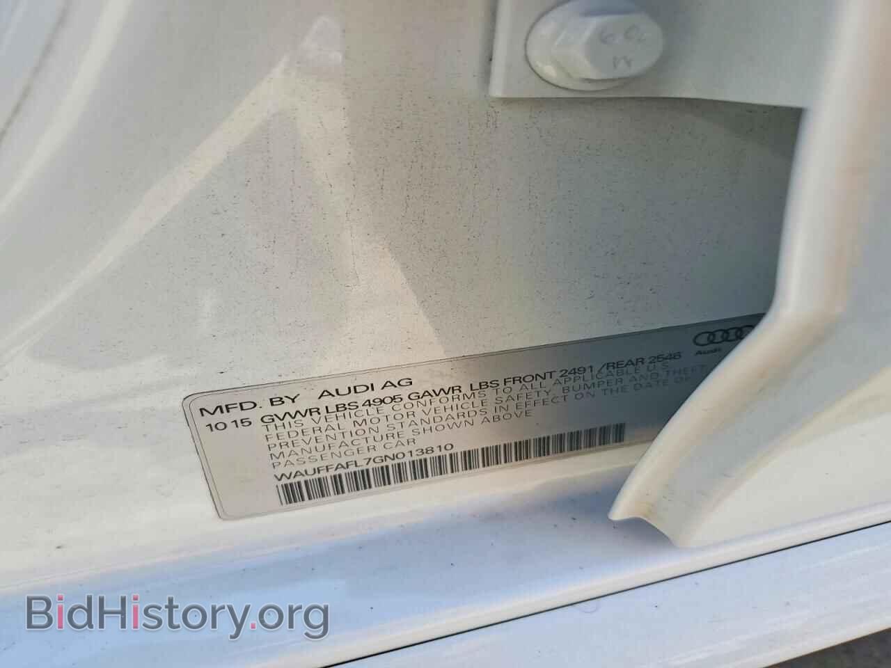 2016 AUDI A4 - VIN: WAUFFAFL7GN013810 - Фото 12