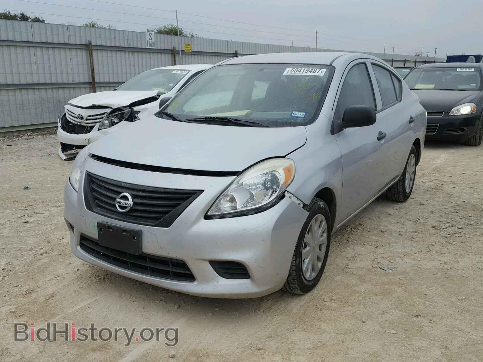 2012 NISSAN VERSA - VIN: 3N1CN7AP1CL845596 - Фото 2
