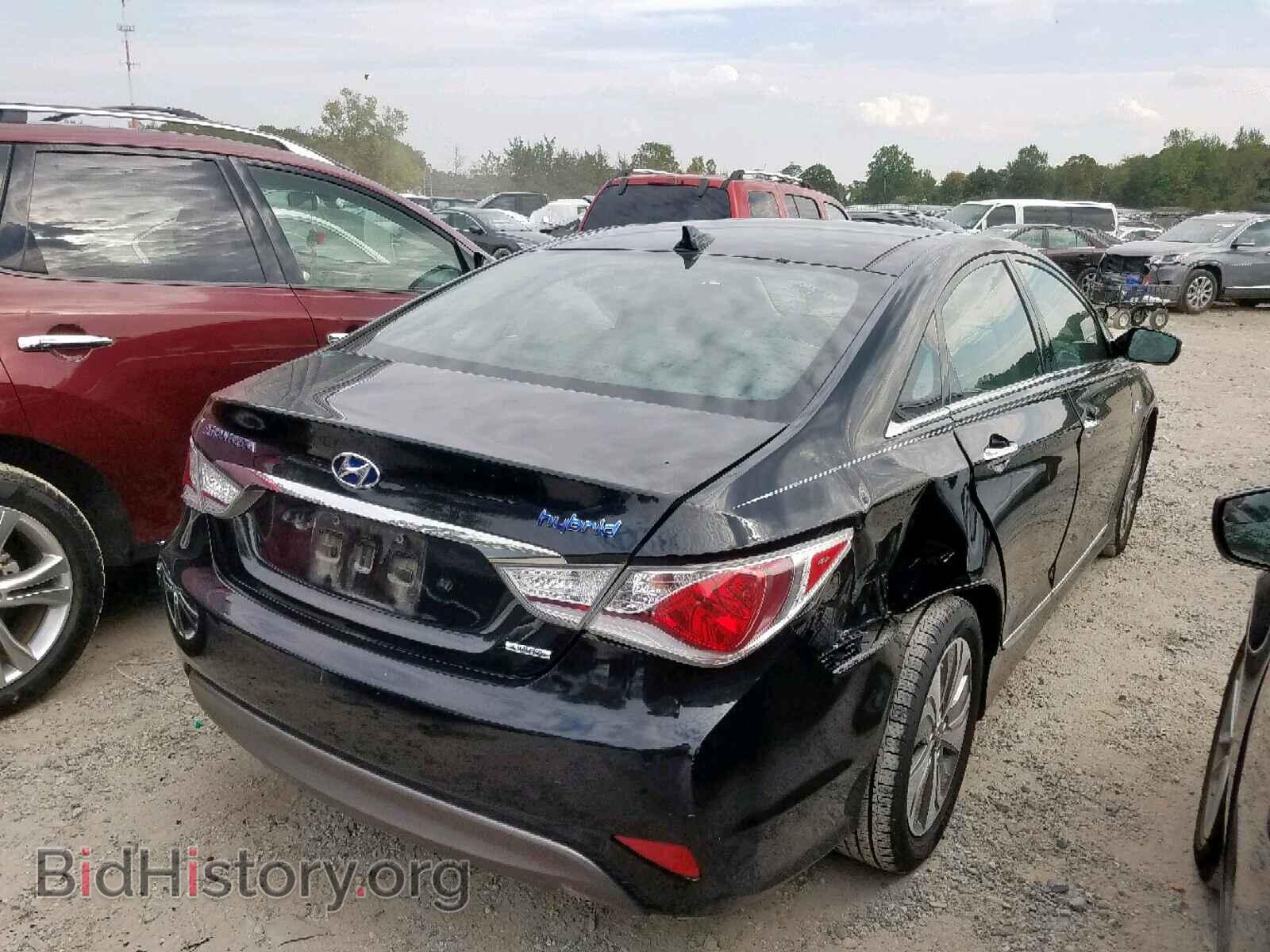 2014 HYUNDAI SONATA - VIN: KMHEC4A48EA110930 - Фото 4