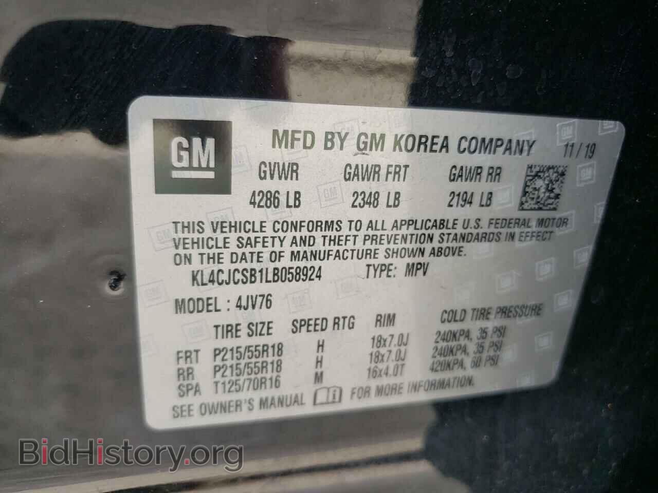2020 BUICK ENCORE - VIN: KL4CJCSB1LB058924 - Photo 10