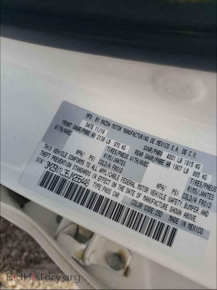 2018 MAZDA 3 - VIN: 3MZBN1L35JM265448 - Фото 10