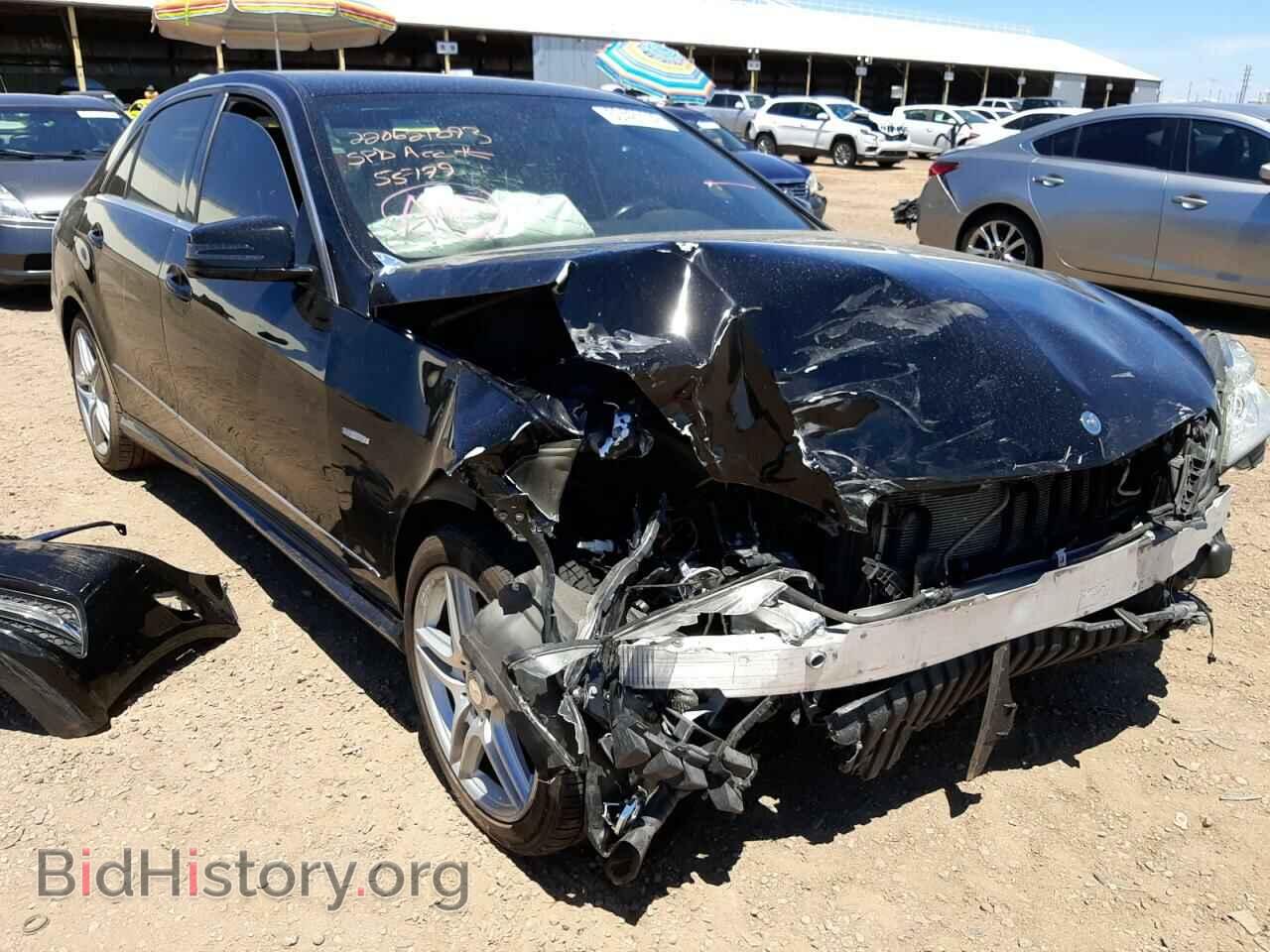 Photo WDDHF5KB1CA534819 - MERCEDES-BENZ E-CLASS 2012