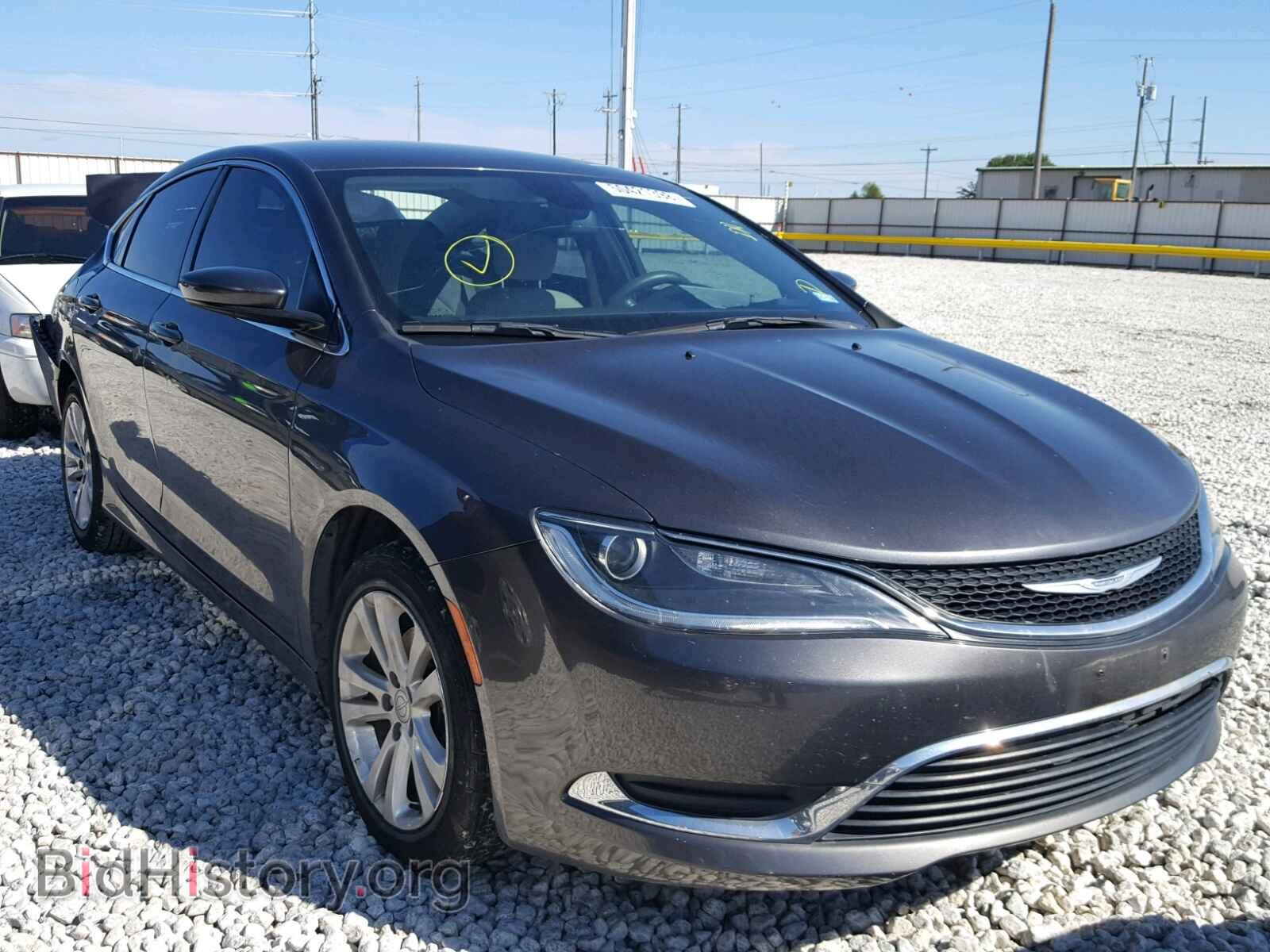 Фотография 1C3CCCAB8GN116182 - CHRYSLER 200 2016