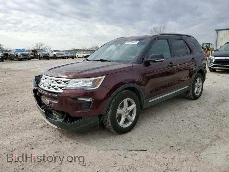 2018 Ford EXPLORER XLT (VIN 1FM5K7D83JGC33481) — фото 1 из 14, Copart, повреждение: передняя часть
