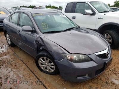 2007 Mazda 3 3 I, серебристый — VIN JM1BK32F271764720, Copart