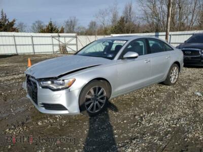 2015 Audi A6 Premium Plus, silver — VIN WAUGFAFC4FN024606, Copart