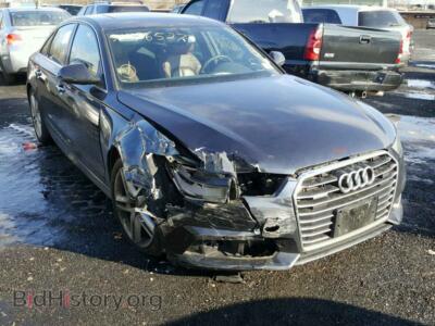 2016 Audi A6 A6 Premium, черный — VIN WAUGFAFC4GN137148, Copart