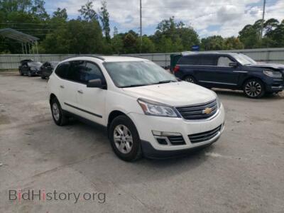 2014 Chevrolet TRAVERSE Traverse L, white — VIN 1GNKRFKD8EJ282995, Copart