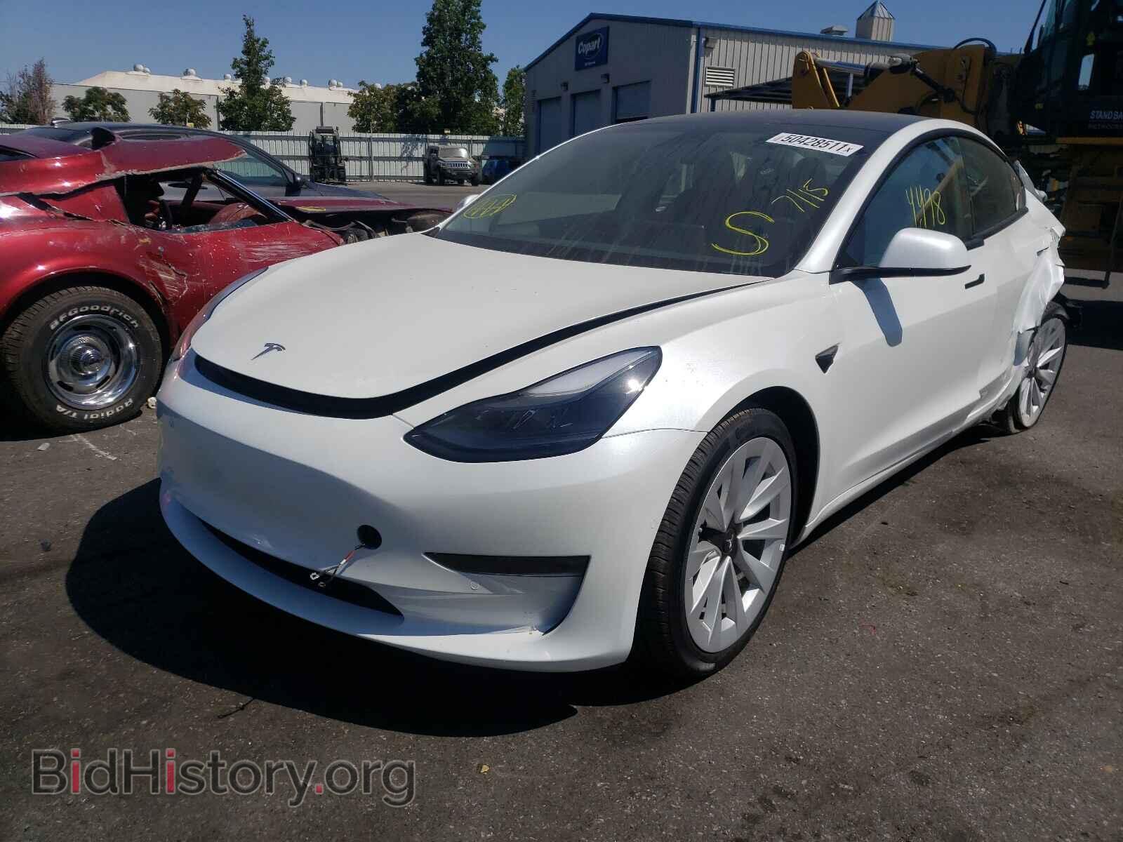 2021 TESLA MODEL 3 - VIN: 5YJ3E1EA5MF937245 - Photo 2