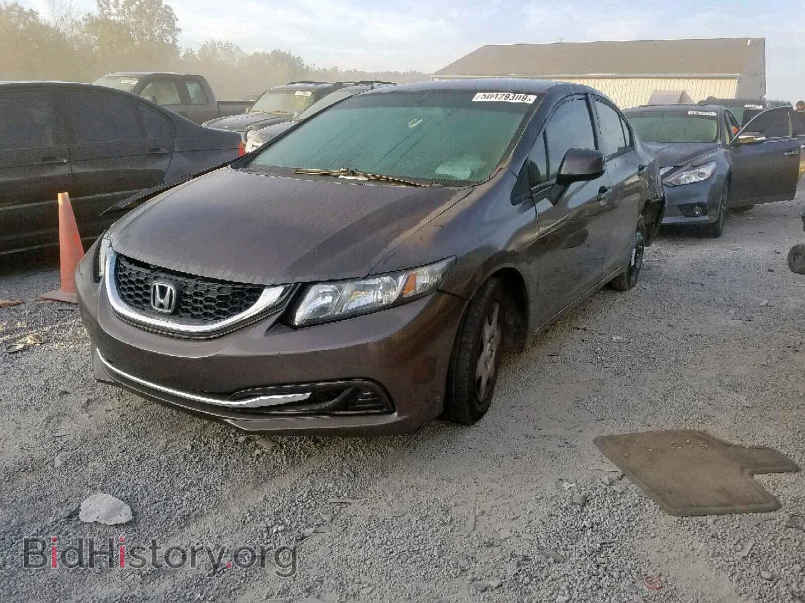 2013 HONDA CIVIC LX - VIN: 19XFB2F53DE088607 - Фото 2