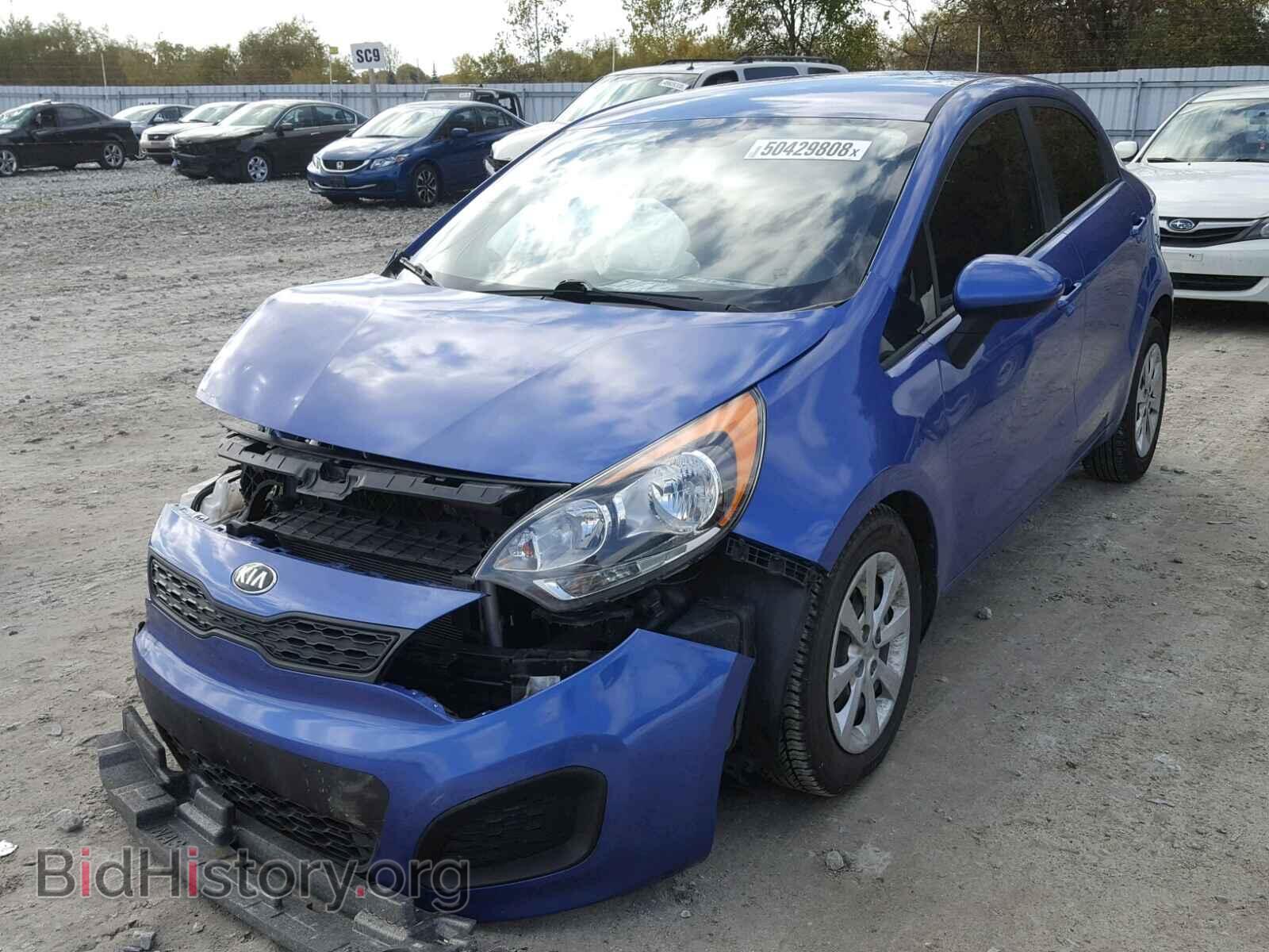 2014 KIA RIO - VIN: KNADM5A3XE6928203 - Фото 2