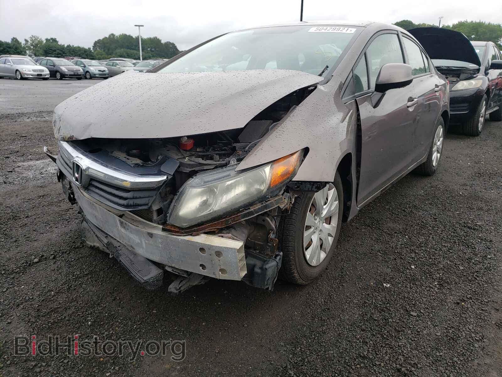 2012 HONDA CIVIC - VIN: 2HGFB2F59CH514255 - Фото 2