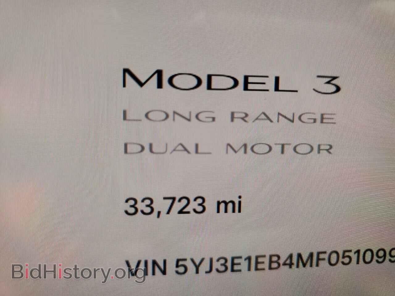 2021 TESLA MODEL 3 - VIN: 5YJ3E1EB4MF051099 - Фото 9