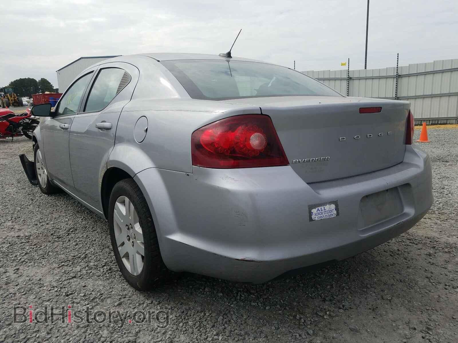 2013 DODGE AVENGER - VIN: 1C3CDZAB7DN526211 - Фото 3