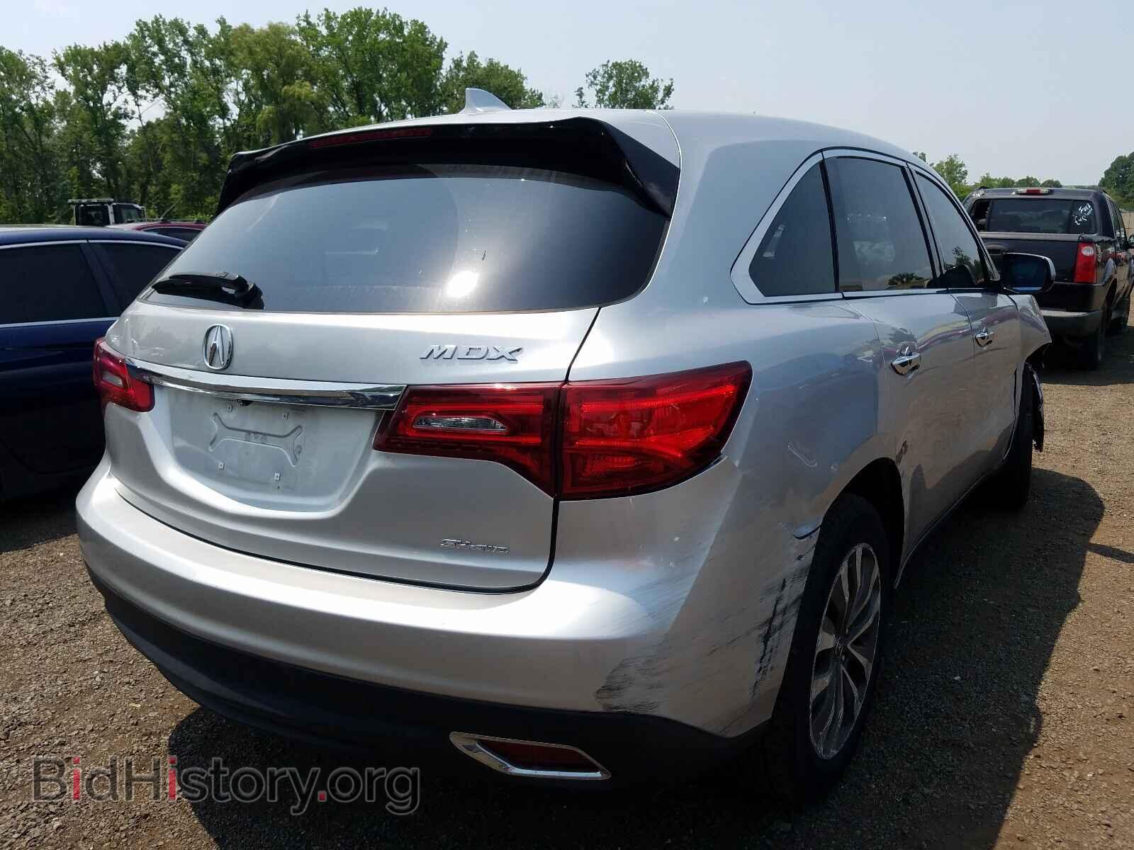 2014 ACURA MDX - VIN: 5FRYD4H46EB014160 - Фото 4