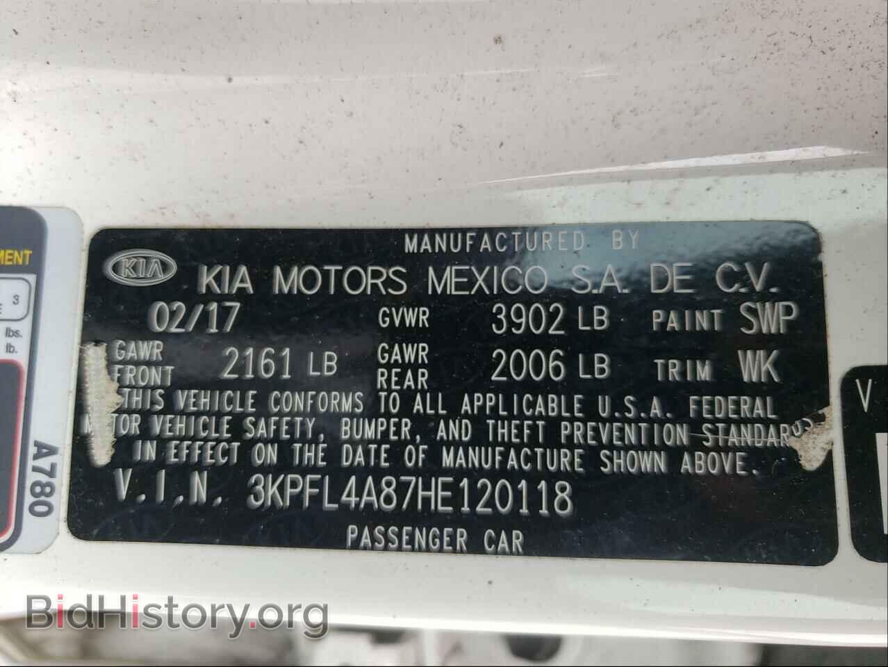 2017 KIA FORTE - VIN: 3KPFL4A87HE120118 - Фото 10