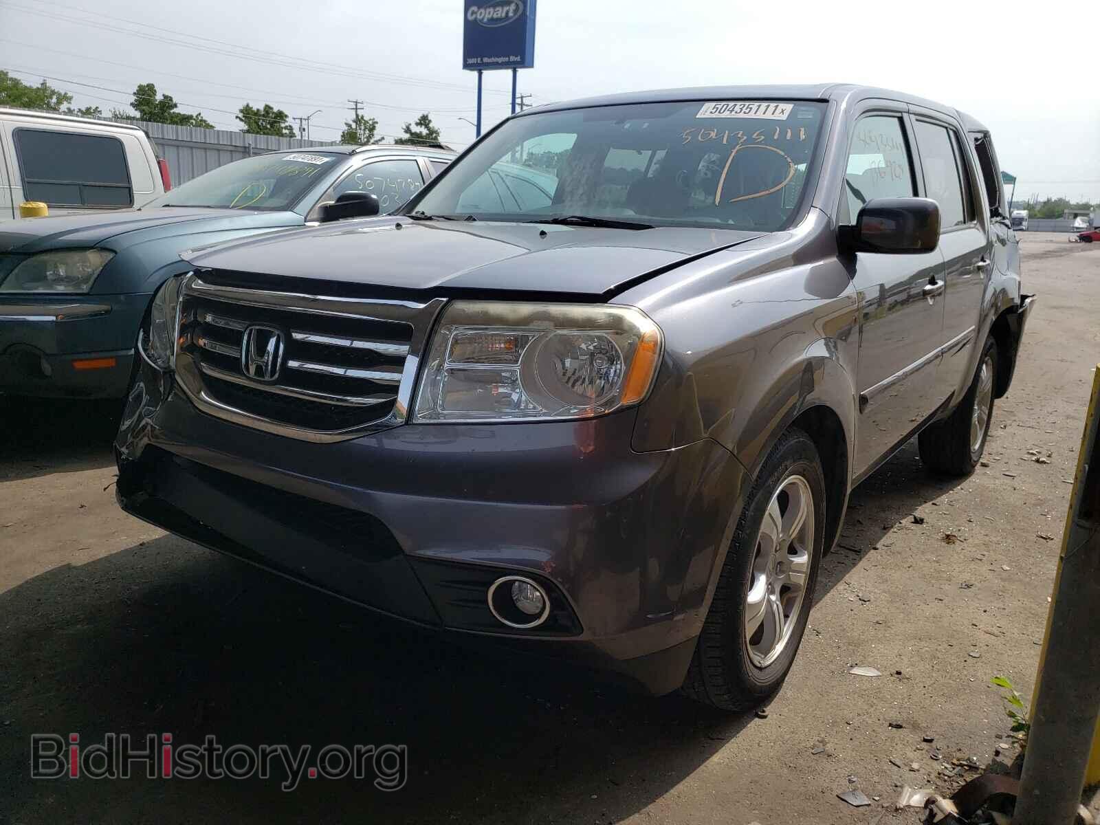 2014 HONDA PILOT - VIN: 5FNYF4H41EB016006 - Фото 2
