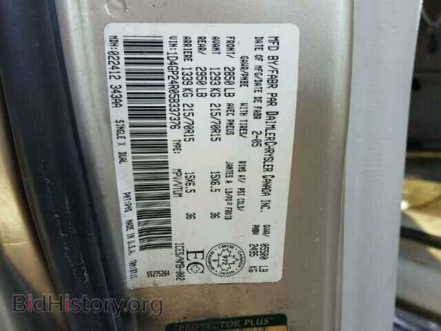 2005 DODGE CARAVAN - VIN: 1D4GP24R05B337376 - Фото 10