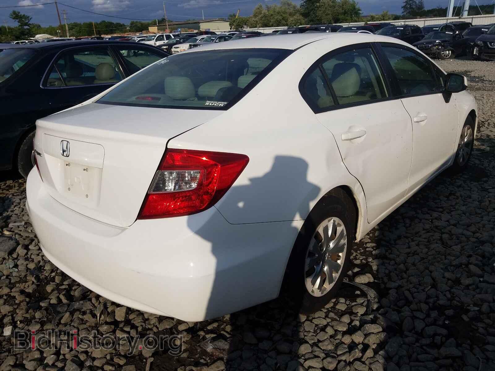 2012 HONDA CIVIC - VIN: 2HGFB2F54CH521016 - Фото 4