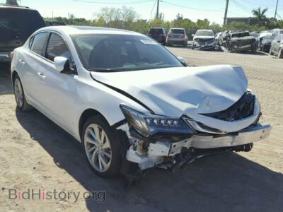 2016 Acura ILX ILX Premiu, white — VIN 19UDE2F70GA025697, Copart