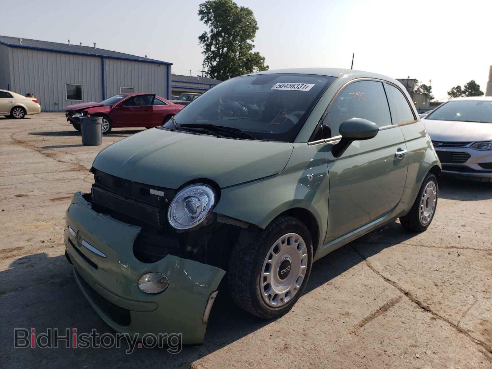 2013 FIAT 500 - VIN: 3C3CFFAR8DT742851 - Фото 2