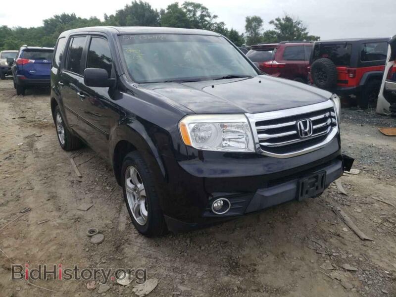 2014 Honda PILOT Pilot EXL (VIN 5FNYF4H54EB028630) — photo 1 of 10, Copart, damage: front end