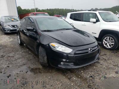 2014 Dodge DART Dart Limit, черный — VIN 1C3CDFCB9ED670152, Copart