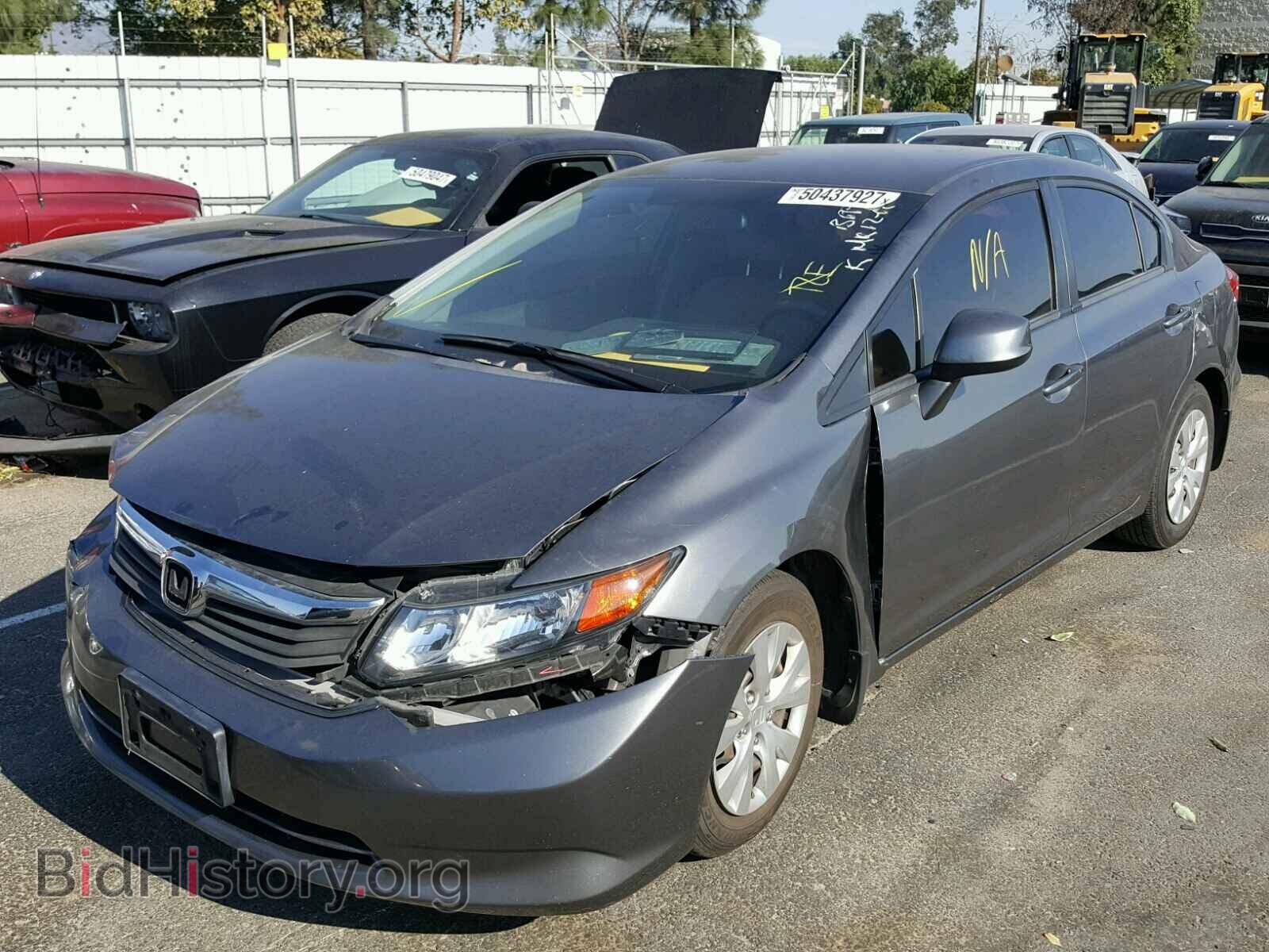 2012 HONDA CIVIC - VIN: 19XFB2F51CE354107 - Фото 2