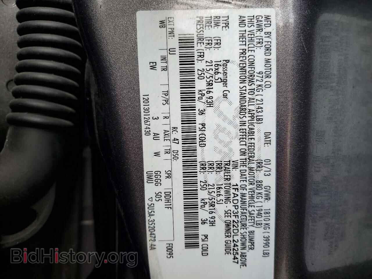 2013 FORD FOCUS - VIN: 1FADP3F22DL242547 - Photo 12