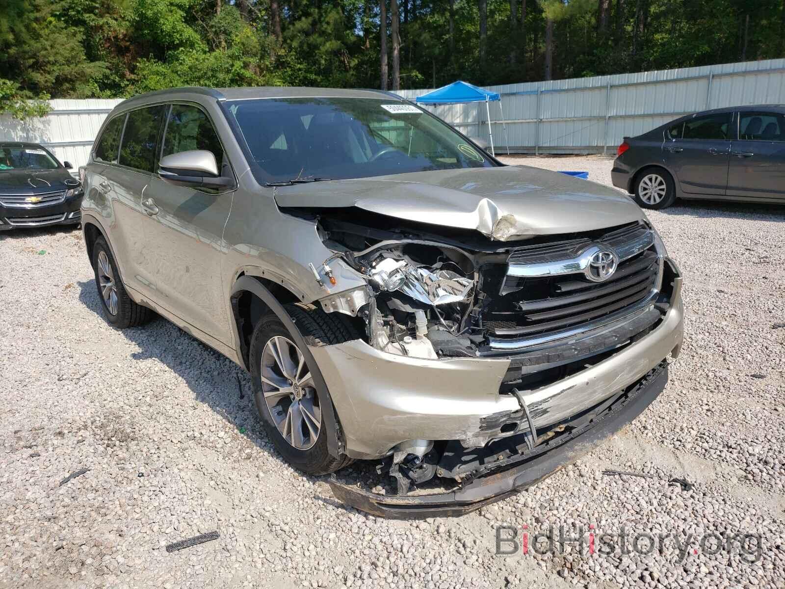 Фотография 5TDKKRFH8ES026547 - TOYOTA HIGHLANDER 2014